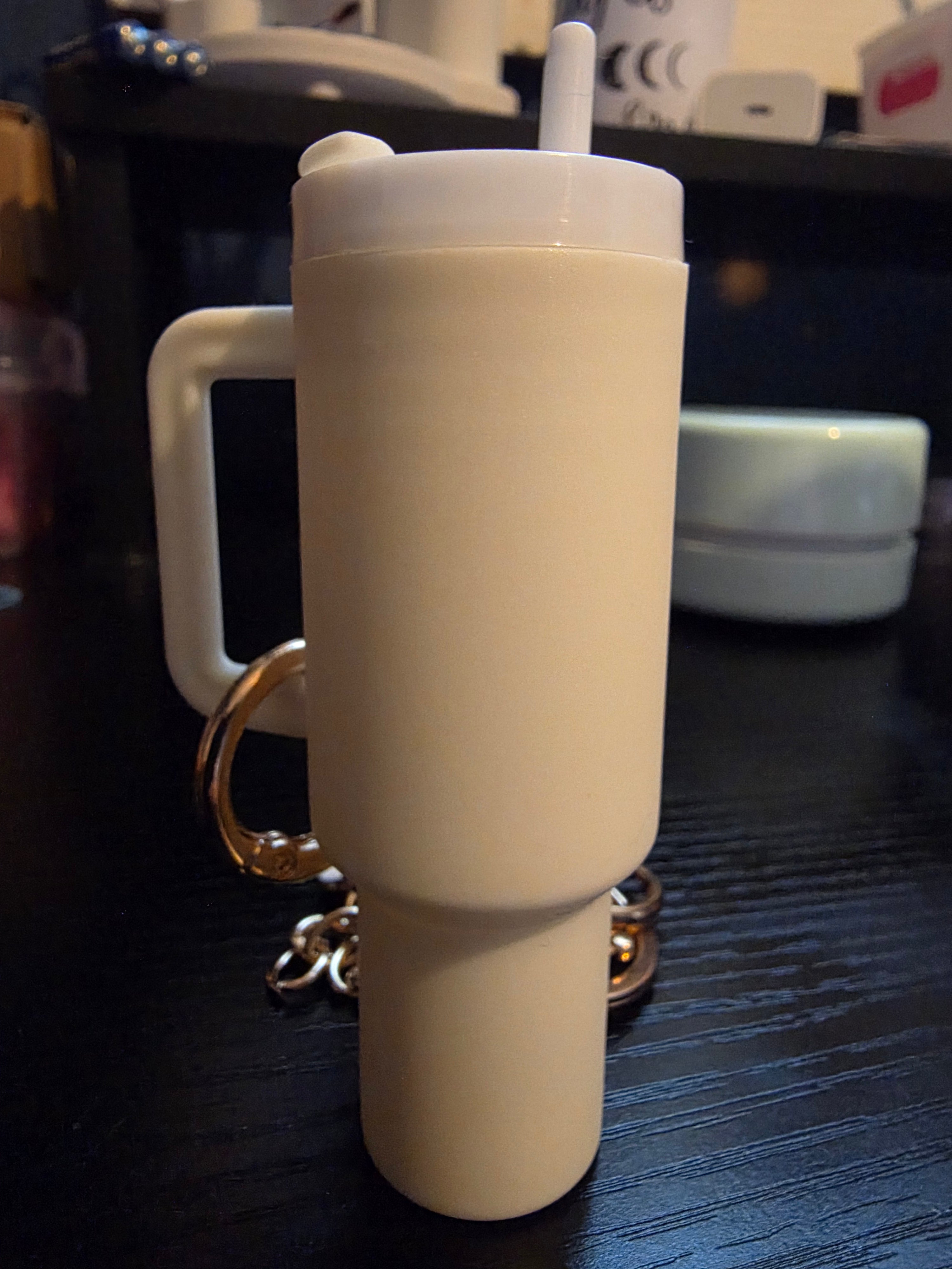 Mini tumbler keychain