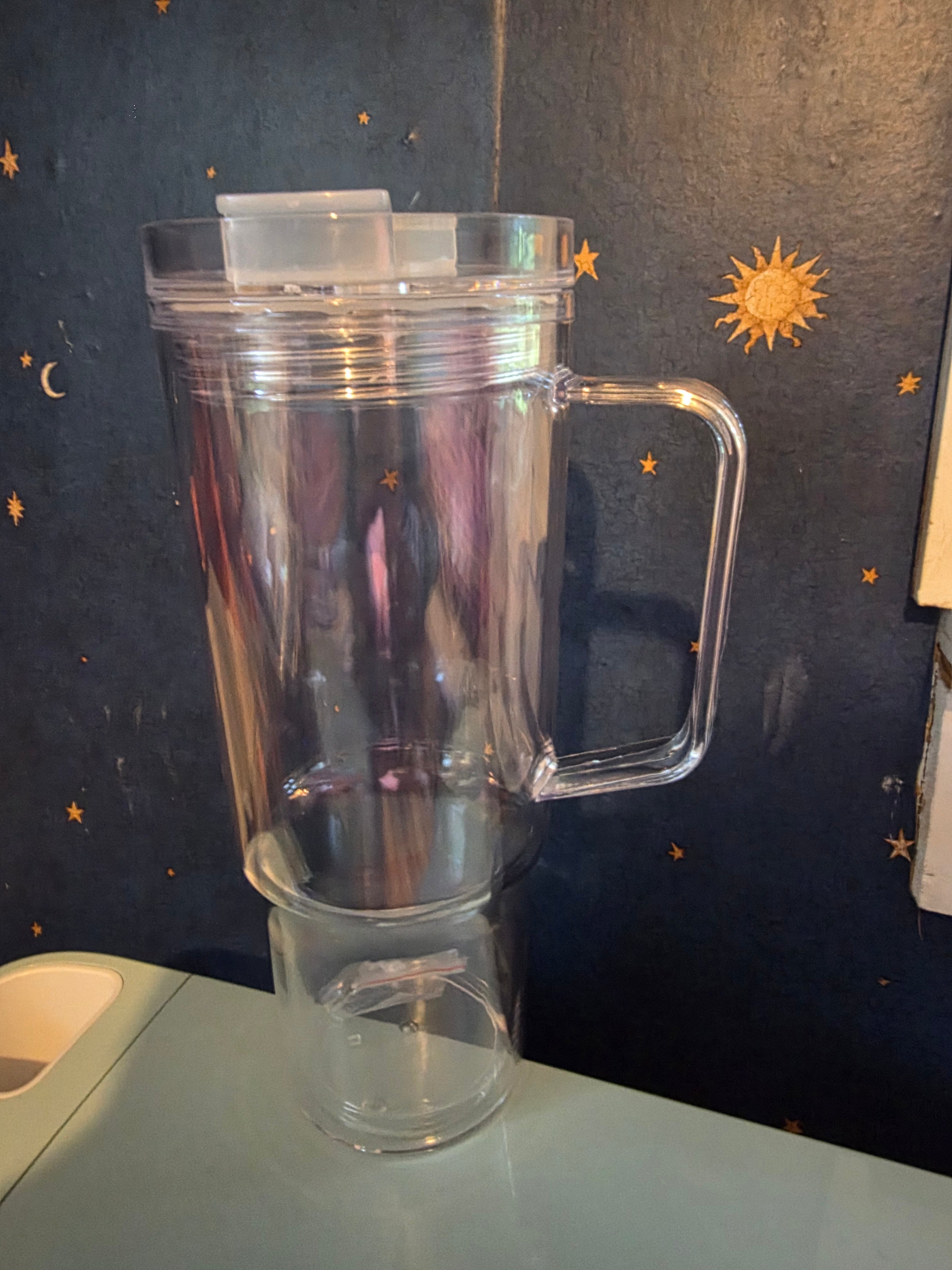40ounce snowglobe tumbler